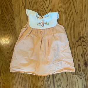 Girls’ monogrammed dress
